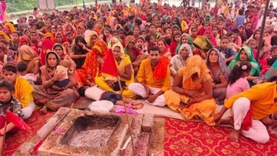 भागवत कथा में हुआ सीता स्वयंवर का मंचन