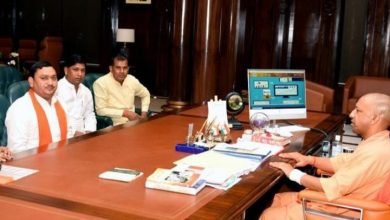 लखनऊ में योगी आदित्यनाथ से मिले विधायक हरिओम वर्मा