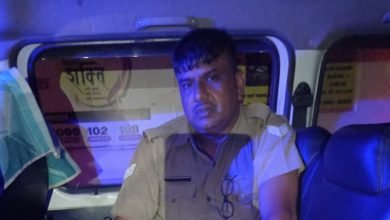 बस चालक ने गस्त पर तैनात मुख्य आरक्षी के ऊपर चढ़ाई बस;घायल