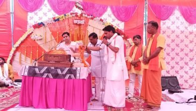 कासगंज:रोशननगर में रामकथा का हुआ शुभारंभ