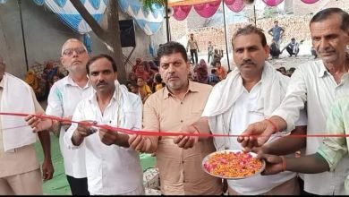 कासगंज:अमांपुर के बनूपुरा में श्रीमद् भागवत कथा ज्ञान यज्ञ का हुआ शुभारंभ