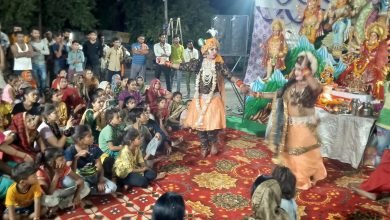 मानपुर नगरिया:देवी.जागरण में कलाकारों ने भक्तों को थिरकनें को मजबूर कर दिया