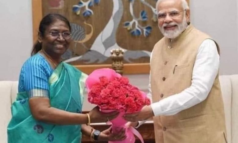 प्रधानमंत्री नरेंद्र मोदी ने द्रौपदी मुर्मू को ऐतिहासिक जीत बधाइयां दी