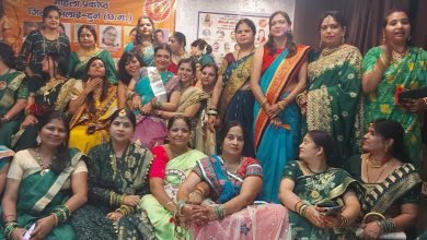 भिलाई: सावन मिलन समारोह का आयोजन,प्रतियोगिता में महिलाओं को मिला सम्मान