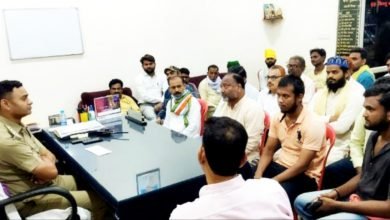 भिलाई: छावनी सबडिवीजन में सीएसपी कौशलेंद्र पटेल ने शांति समिति की बैठक ली