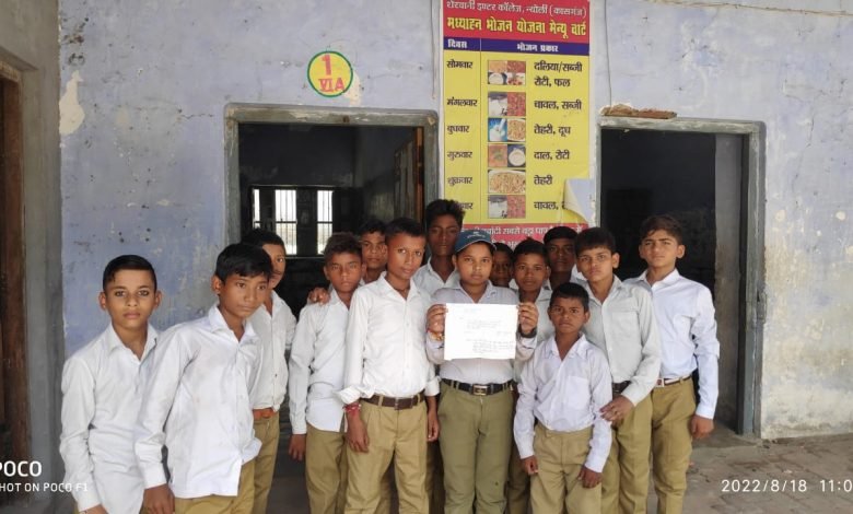 कासगंज:शेरवानी इण्टर कालेज के छात्रों ने किताबों के लिए लिखा मुख्यमंत्री को मार्मिक पत्र
