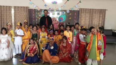 बदायूं: राधाकृष्ण पब्लिक स्कूल मुजरिया में धूमधाम से मनाई गई श्री कृष्णजन्माष्टमी