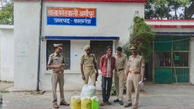 कासगंज: आबकारी टीम की अवैध शराब पर छापेमारी,40 लीटर अवैध कच्ची शराब बरामद