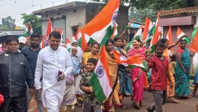 भिलाई: देशभक्ति के रंग में तीन घंटे में बांटे गए 11 हजार तिरंगा,दया सिहं नेतृत्व में धूमधाम से निकाली गई तिरंगा यात्रा