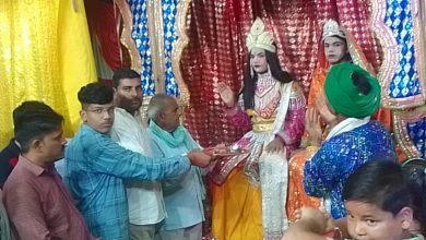 कासगंज: अमांपुर में गणेश पूजन के साथ शुरू हुई रामलीला,गणेश पूजन के साथ श्रीराम लीला महोत्सव का हुआ शुभारंभ