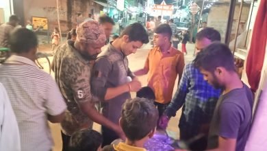 भिलाई: गणेश पूजन के बाद हुआ प्रसाद वितरण