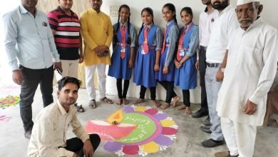 कासगंज: सेन्ट वी0एन0 पब्लिक स्कूल में स्वच्छता अभियान के साथ धूम-धाम से मना दीपोत्सव
