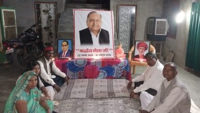 कासगंज : नेताजी मुलायम सिंह यादव को दीपदान कार्यक्रम किया