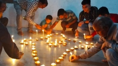 कासगंज: राष्ट्रीय स्वयंसेवक संघ नगर सिढ़पुरा द्वारा दीपोत्सव मनाया