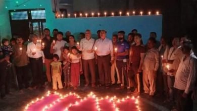 कासगंज: अमांपुर में भाजपाइयों ने मनाया दीपोत्सव