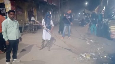 कासगंज: अमांपुर में साफ सफाई अभियान ,दिया सदेंश