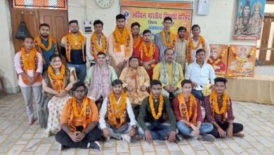 कासगंज: अखिल भारतीय विद्यार्थी परिषद जिला कासगंज की नगर इकाई कासगंज की नवीन कार्यकारिणी का गठित