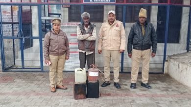 पांच लीटर कच्ची शराब के साथ एक गिरफ्तार