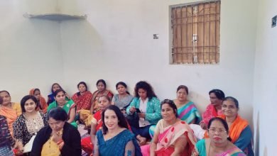 भिलाई: भाजपा की बैठक में महिलाओं ने भरी हुंकार, भाजपा को जिताना- सरला आचार्य