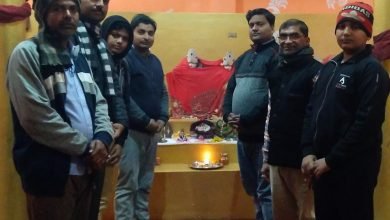 राष्ट्रीय स्वयंसेवक संघ ने किया हनुमान चालीसा का पाठ