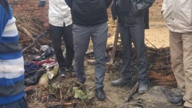अज्ञात कारणों से लगी भंयकर आग फिर झोपड़ी राख