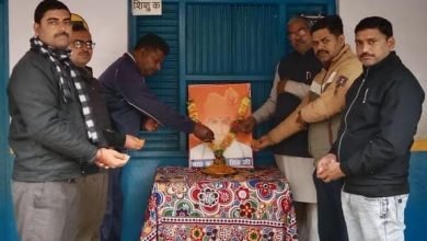 कासगंज: अमांपुर में पूर्व मुख्यमंत्री स्व, कल्याण सिंह का जन्म दिवस मनाया।