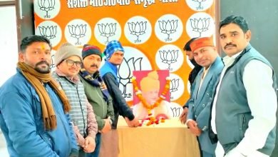 भाजपा ने मनाई पूर्व मुख्यमंत्री कल्याण सिंह की जन्म जयंती