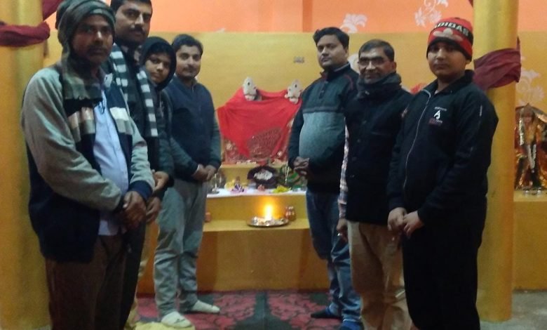 अमांपुर में गूंजा हनुमान चालीसा,मंदिरों में हुआ हनुमान चालीसा का पाठ
