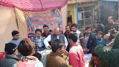 बदायूं: ब्रिज सेवा संस्था सक्षम कार्यालय पर मकर संक्रांति पर खिचड़ी भोग कार्यक्रम