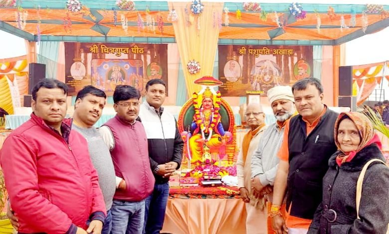 कायस्थ समाज के ईष्ट भगवान चित्रगुप्त महाराज की पीठ का निर्माण समाज के लिए गौरव- नवल कुलश्रेष्ठ