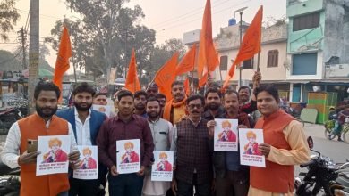 साधू संतो एवं कथा वाचकों का अपमान हिंदू सभा बर्दास्त नहीं करेगी-सक्सेना