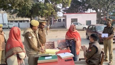 एसपी ने किया अमांपुर कोतवाली का औचक निरीक्षण, मचा हड़कंप