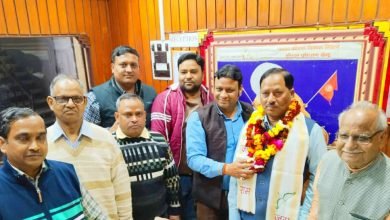 प्रदेश अध्यक्ष का कायस्थ बंधुओं ने किया अभिनंदन