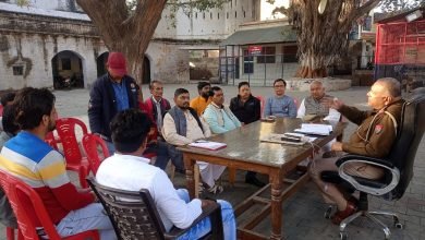 महाशिवरात्रि पर्व को लेकर सोरों कोतवाली में शांति समिति की बैठक आयोजित