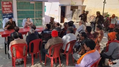 अमांपुर में हुई पीस कमेटी की बैठक