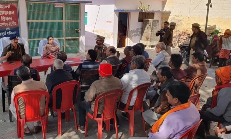 अमांपुर में हुई पीस कमेटी की बैठक