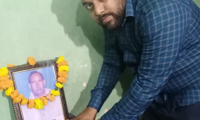 शिक्षक जयवीर सिंह जी की 6 वी पुण्यतिथि पर श्रद्धांजलि अर्पित की