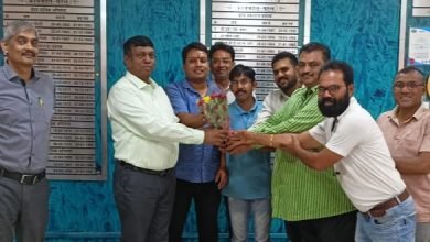 रायपुर: यूनियन के पदाधिकारियों द्वारा विदाई एवं सम्मान समारोह का आयोजन