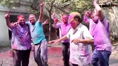 छत्तीसगढ़ प्रदेश स्वास्थ्य कर्मचारी संघ ने नए अंदाज में होली मनाई…