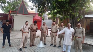 पटियाली पुलिस ने ध्वनि प्रदूषण के विरुद्ध चलाया अभियान