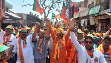 भाजपा प्रत्याशी कामनी गुप्ता की रैली का हुआ आयोजन;