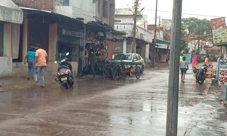 भिलाई में आज अचानक मौसम ने बदली करवट,फिर रिमझिम बारिश