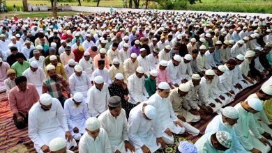 कासगंज: पटियाली में दो ईदगाह पर ईद उल अजहा की नमाज कराई अदा