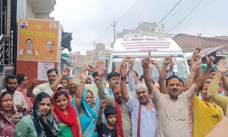 अमरनाथ यात्रा के लिए सहावर से दो दर्जन श्रद्धालुओं का पहला जत्था रवाना