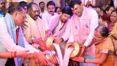 शिवमय हुआ हुडको: बोल बम सेवा एवं कल्याण समिति द्वारा अन्नपूर्णा शिव मंदिर में हुआ महारुद्राभिषेक, कान्हा महाराज की भजन में झूमें भक्