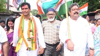 तिरंगा यात्रा में दिखी सर्वधर्म सम भाव की भावना एक रात शहीद अमित नायक उद्यान में किया विश्राम और एक रात राम मंदिर खुर्सीपार में बिताई