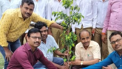 वृक्षारोपण कार्यक्रम का आयोजन, दिया संदेश