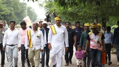 बूढ़ादेव के जयकारे से भक्तिमय हुआ भिलाई, आदिवासी समाज ने निकाली मौन रैली