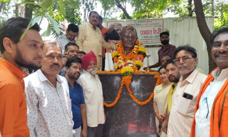 अटल जी की पुण्यतिथि पर अटल स्मृति उद्यान के सौंदरीकरण के लिए हुआ भूमि पूजन