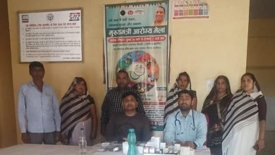 मेले में बुखार खांसी-जुकाम के मरीजों की उमड़ी भीड़